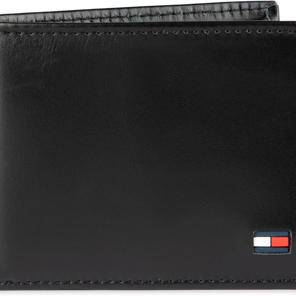 Men's Genuine Leather Bifold Wallet: Slim With Removable Id Window - Black Dore